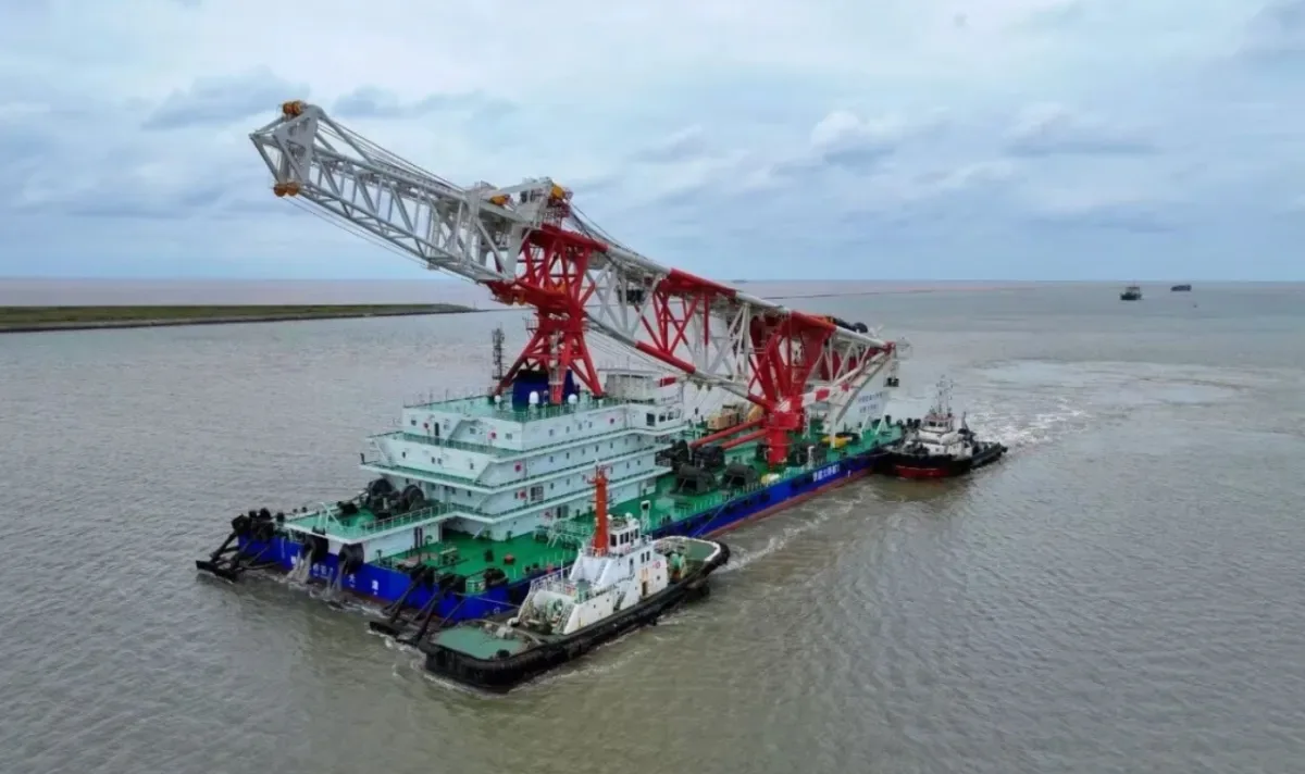 Navio chinês parte rumo à Bahia para obras da Ponte Salvador-Itaparica