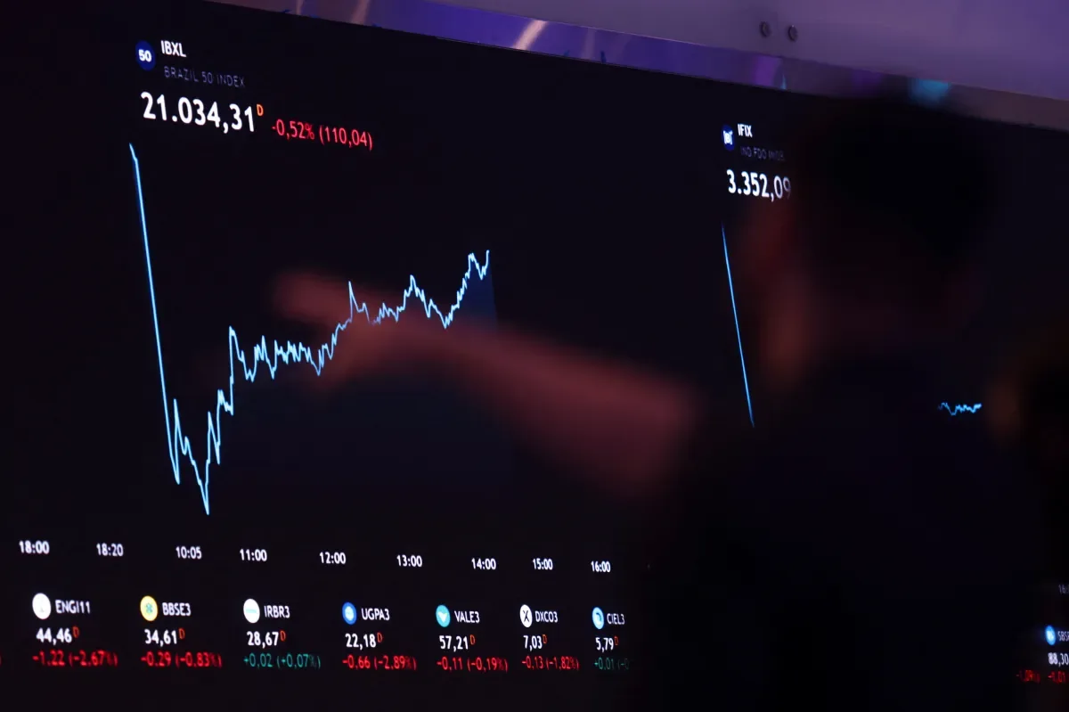 Ibovespa avança 1,42% e supera 188 mil pontos com apoio de bancos