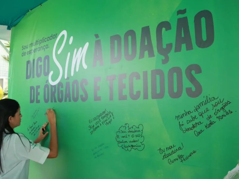 Imip faz ação no Recife para incentivar doação de órgãos