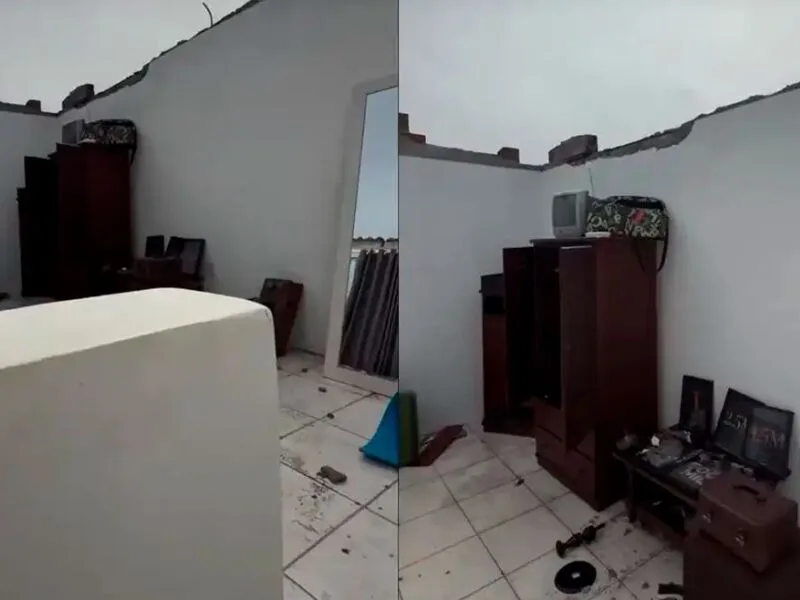 Tempestade destrói telhados e deixa centenas desalojados no RS