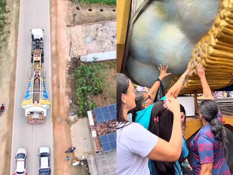 Imagem de Nossa Senhora Aparecida chega a Jaqueira para novo mirante