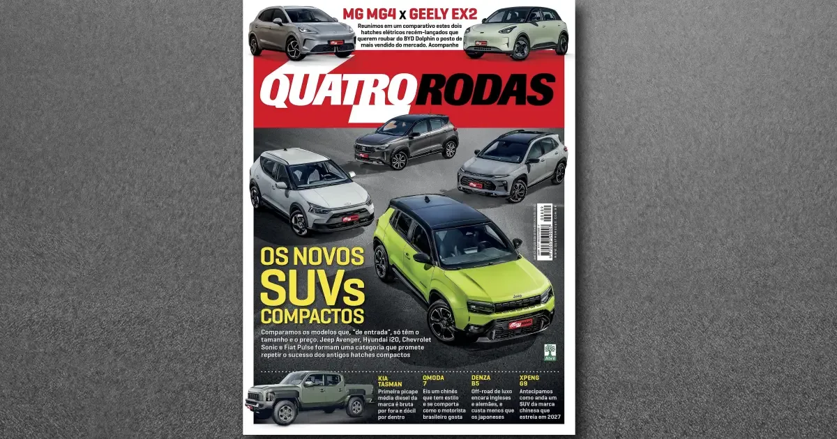 Jeep Avenger é comparado com Pulse, Sonic e i20 em nova rodada de testes