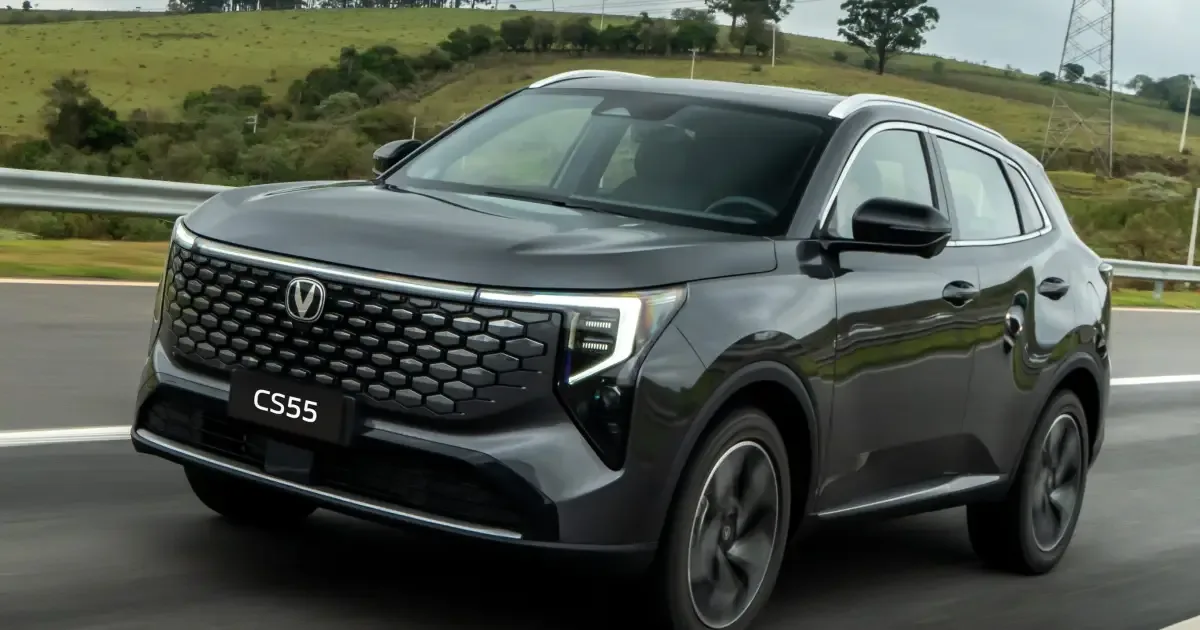 Caoa Changan CS55 estreia no Brasil com três versões e preço inicial de R$ 144.990