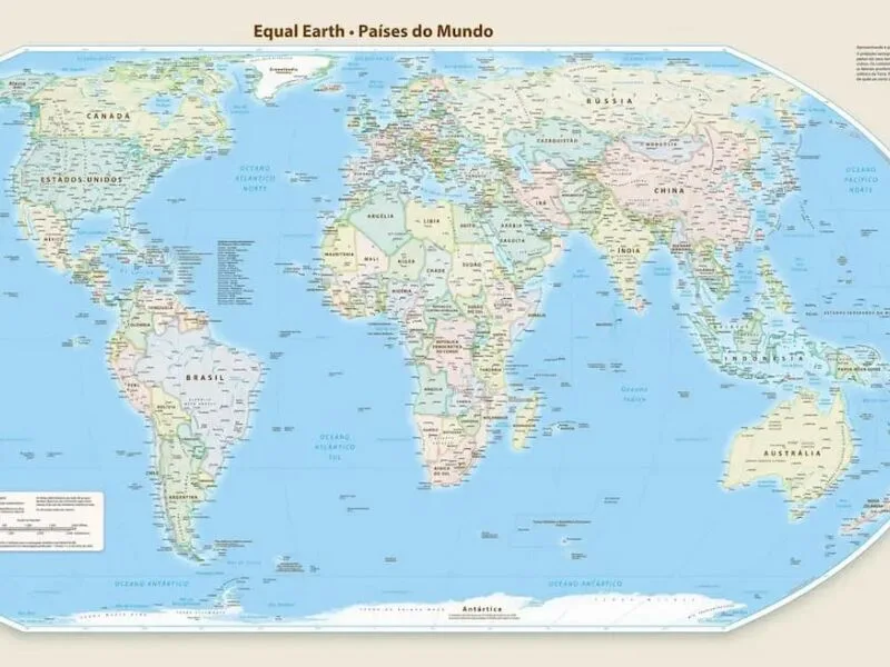 ONU aprova proposta para reduzir distorções no mapa-múndi