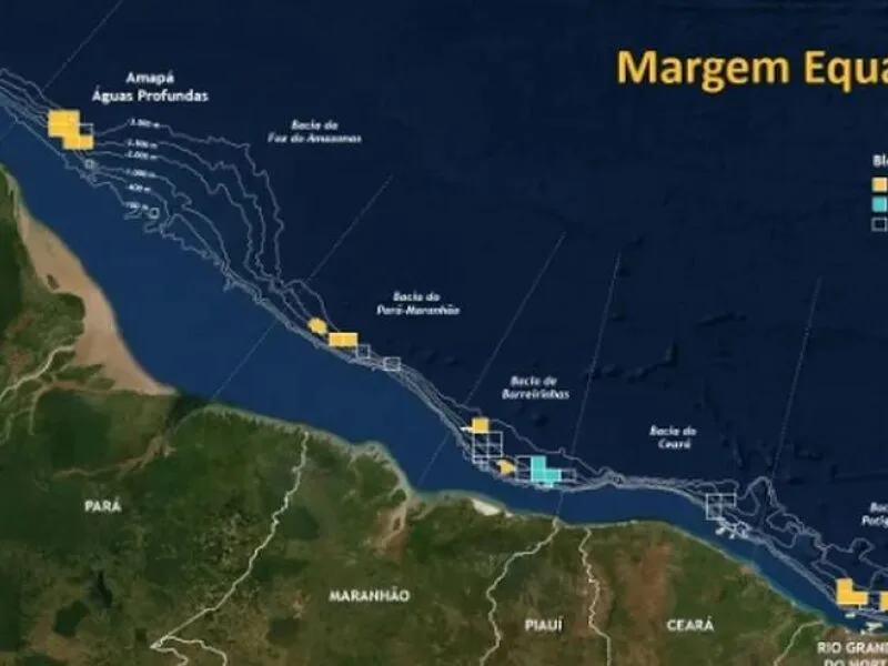 ANP delimita 11 setores e configura 501 blocos na Margem Equatorial