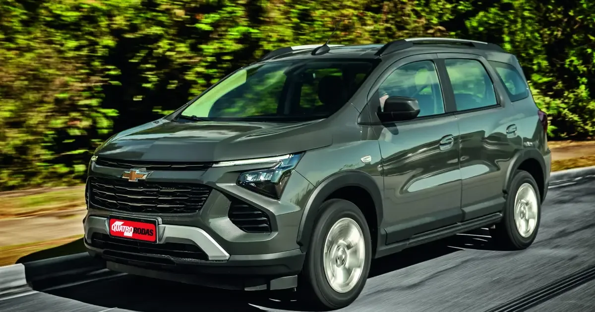 Chevrolet Spin LTZ 2027 terá opção de cinco lugares e até 756 litros