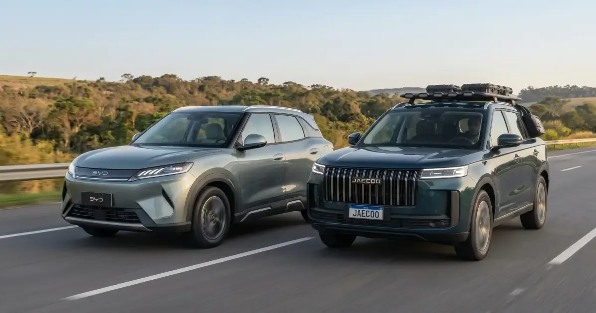Atto 2 ou Jaecoo 5: qual SUV híbrido combina mais com seu uso?