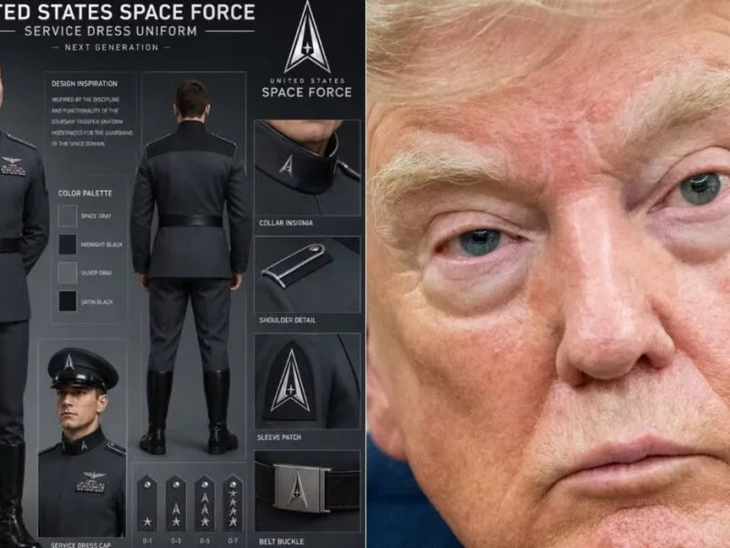 Imagem de uniforme da Força Espacial divulgada por Trump gera comparações com nazismo e Star Wars