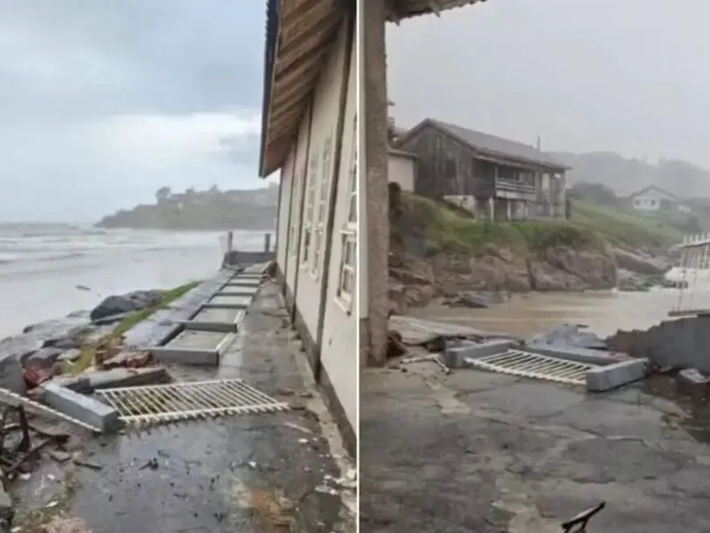 Meteotsunami atinge praias de Laguna, Jaguaruna e Imbituba