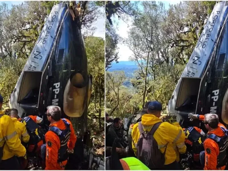 IML de Florianópolis libera corpos de cinco vítimas de queda de helicóptero