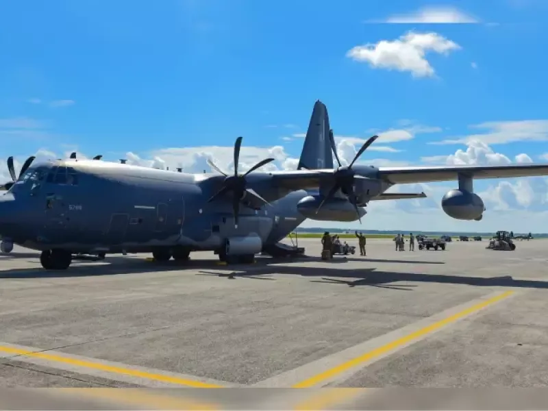 Aeronave americana ligada à captura de Maduro participa de exercício no MS