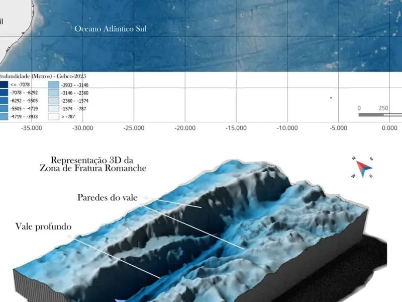Expedição brasileira vai mapear formação submarina no Atlântico