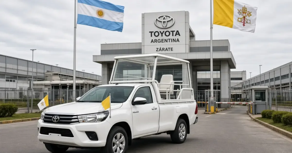 Toyota prepara duas Hilux para transporte do Papa Leão XIV na Argentina